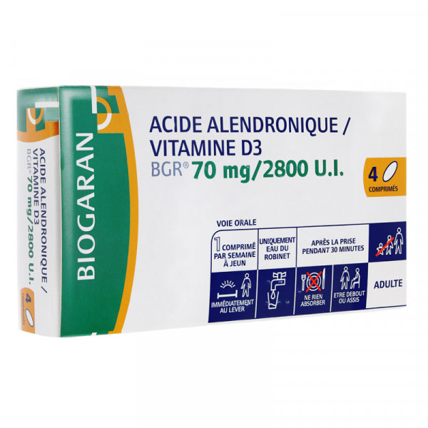 Rupture ACIDE ALENDRONIQUE MYLAN 70 mg, cp