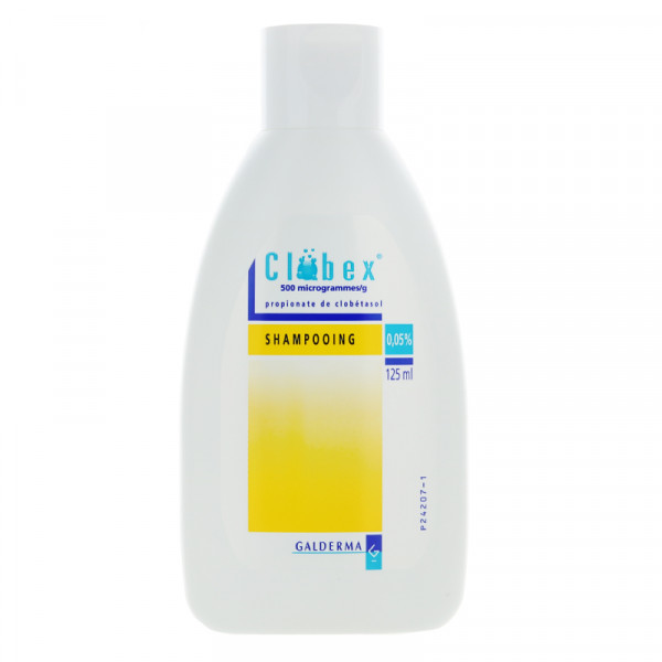 Rupture CLOBEX 500 µg/g, shampoo, fl 125 mL