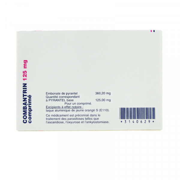 Rupture COMBANTRIN 125 mg, cp