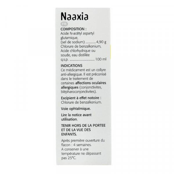 Rupture NAAXIA, collyre, fl 10 mL